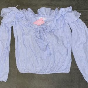 BLUSH BOUTIQUE long sleeve blouse, size small